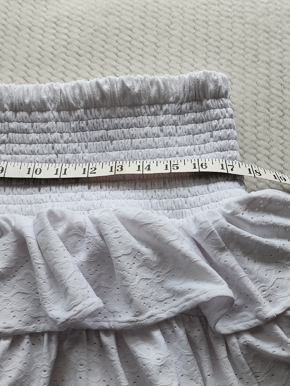 Michael Michael Kors Tiered Ruffle Eyelet Skirt - Picture 2 of 7